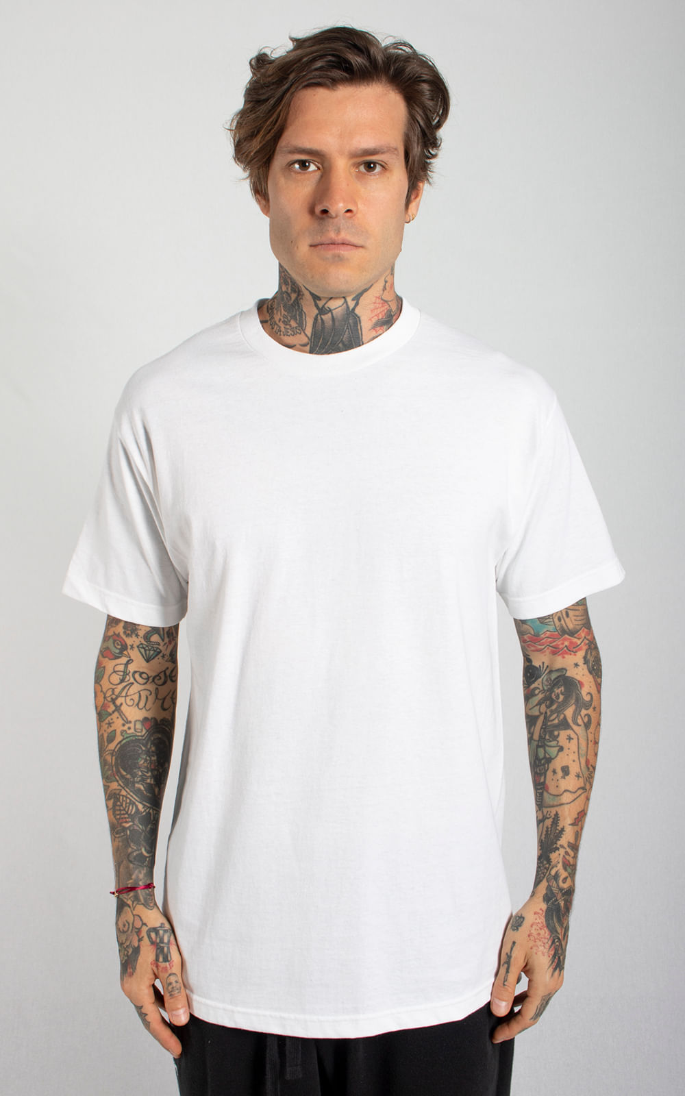 Camiseta Triple A Importada - White - blanksco