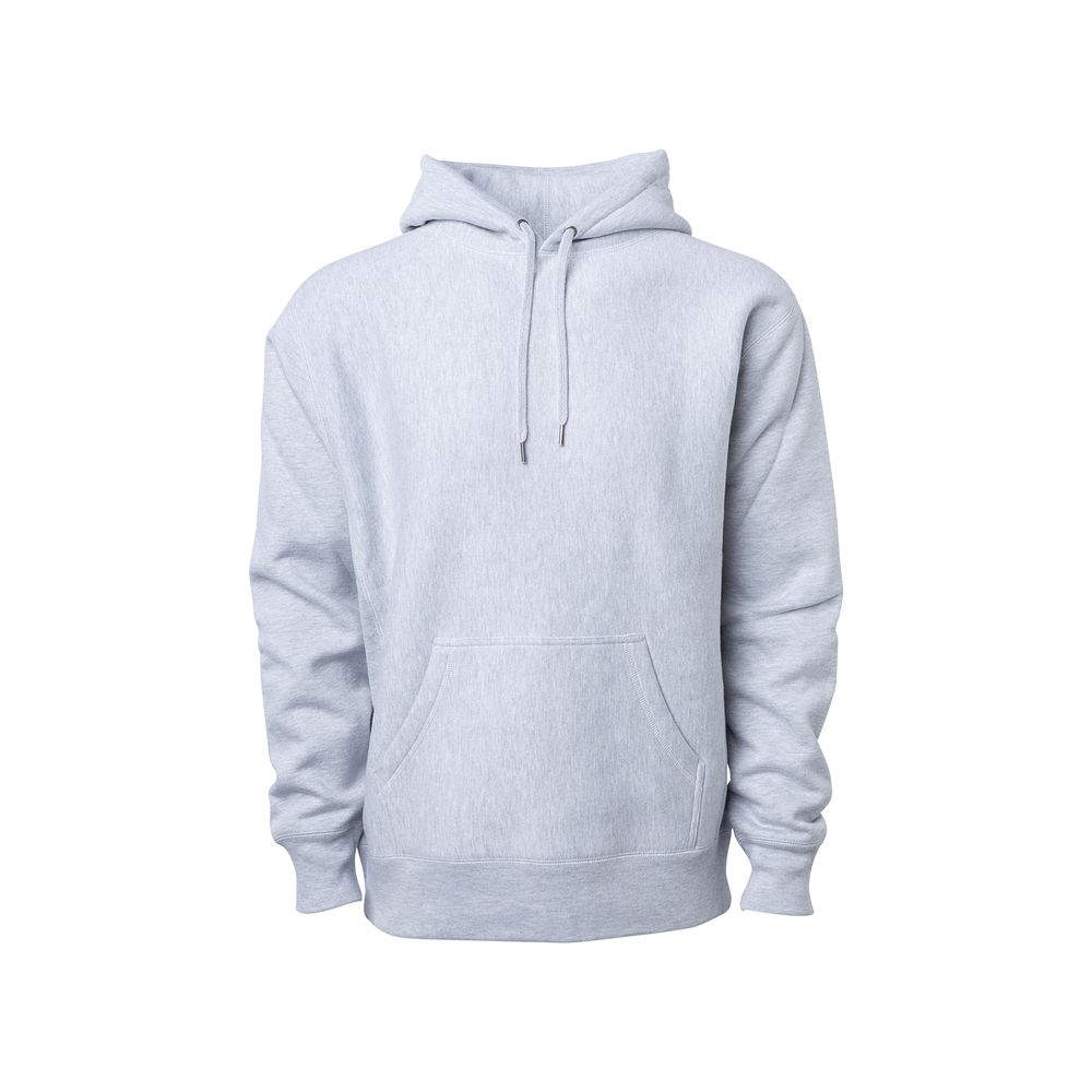 grey funnel neck moletom com capuz