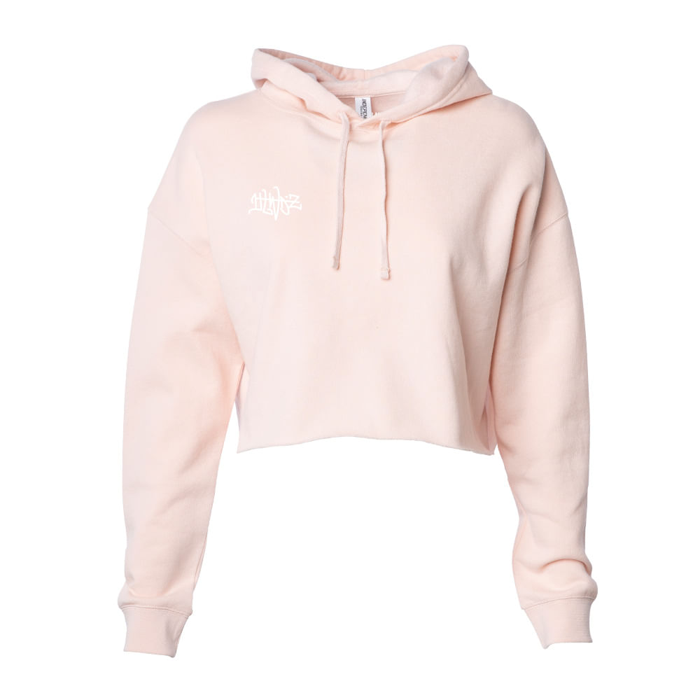 blush pink zip up moletom com capuz